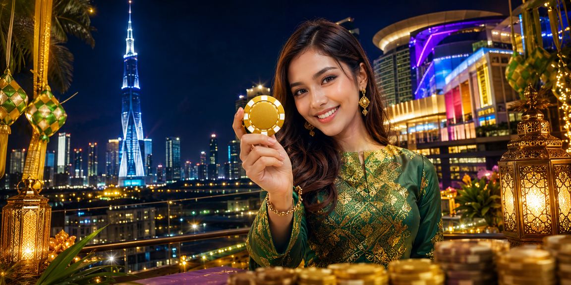 Suasana perayaan Hari Raya di Kuala Lumpur sambil menikmati hiburan dalam talian 88gasia